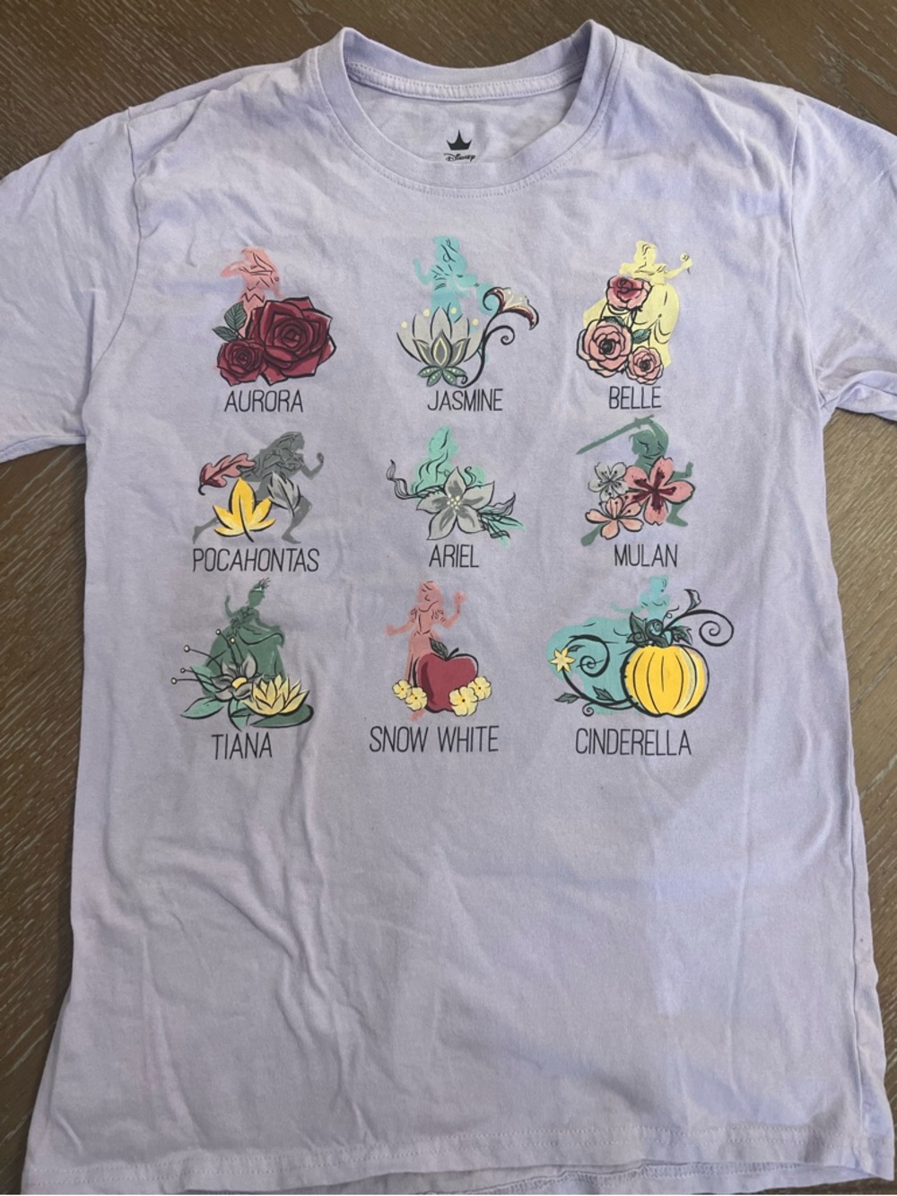 Women’s purple Disney princess top